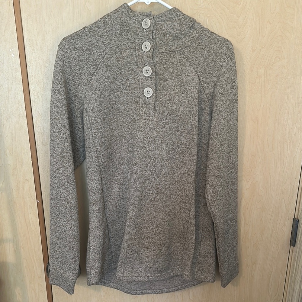 Columbia 3/4 Button Up Fleece Sweater